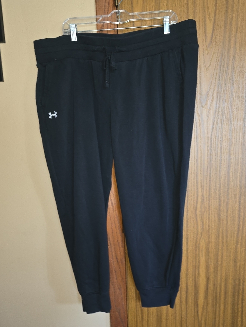 Under Armour Black Athletic Joggers with Logo